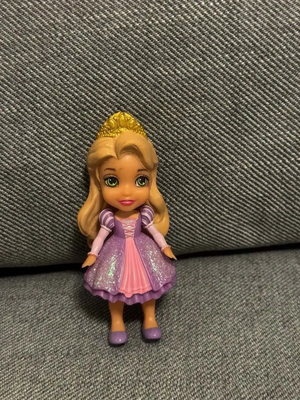 Disney Princess and Frozen Mini Toddler Dolls Rapunzel and Anna 3-Inch Figures